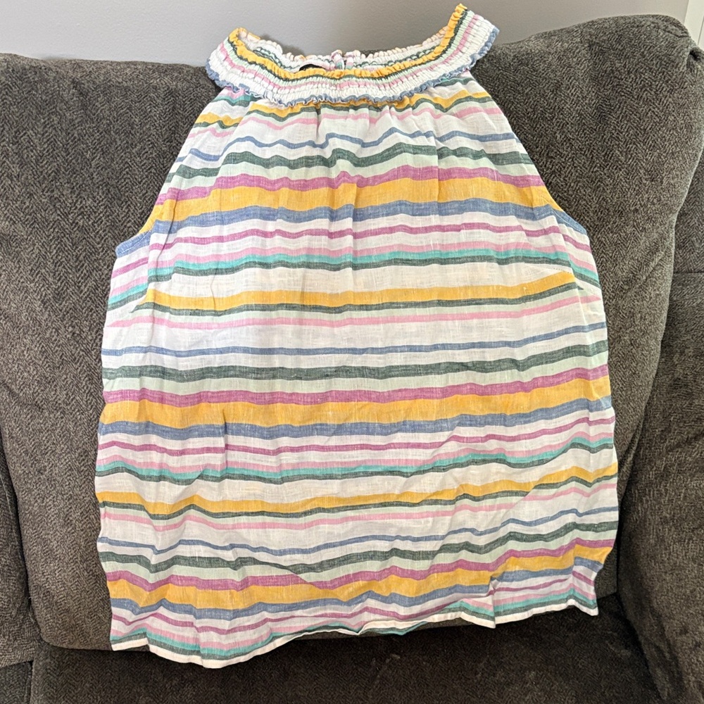 Talbots Multicolor Striped Top